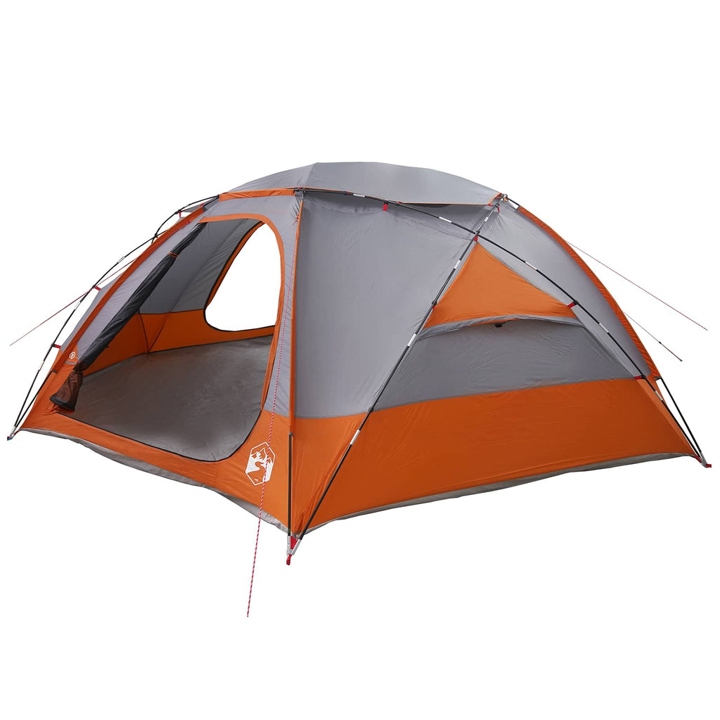 Tenda a cupola con tetto rimovibile Grigio e arancione