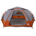 Tenda a cupola con tetto rimovibile Grigio e arancione