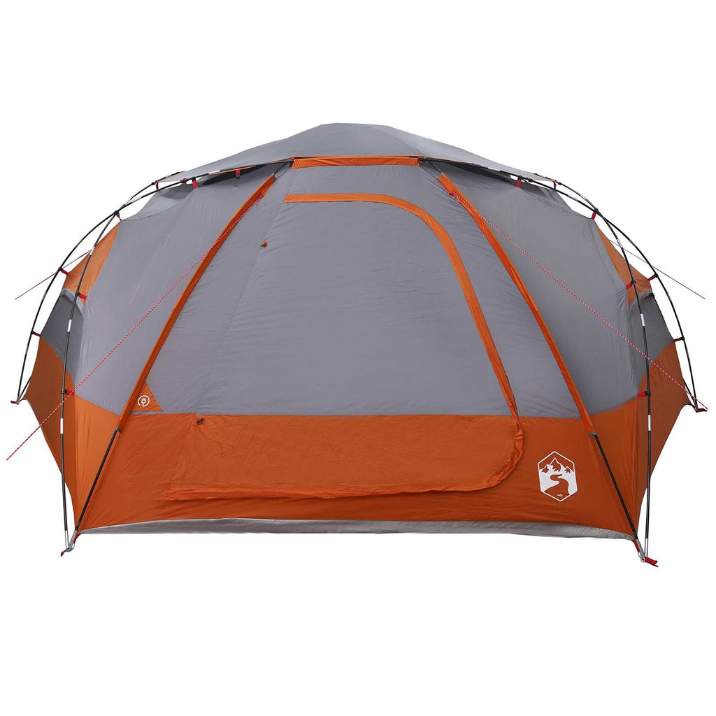 Tenda a cupola con tetto rimovibile Grigio e arancione