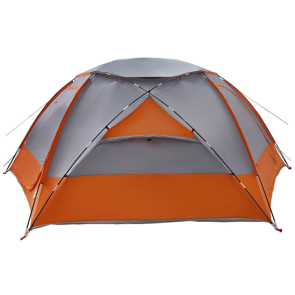 Tenda a cupola con tetto rimovibile Grigio e arancione