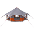 Tenda Familiare Grigio e arancione 10 persone