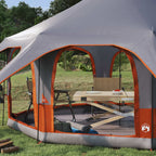 Tenda Familiare Grigio e arancione 5 persone