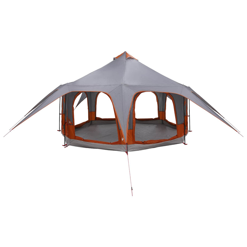 Tenda Familiare Grigio e arancione 5 persone