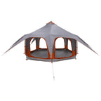 Tenda Familiare Grigio e arancione 5 persone