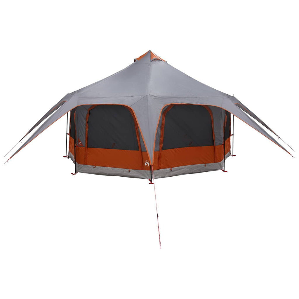 Tenda Familiare Grigio e arancione 5 persone