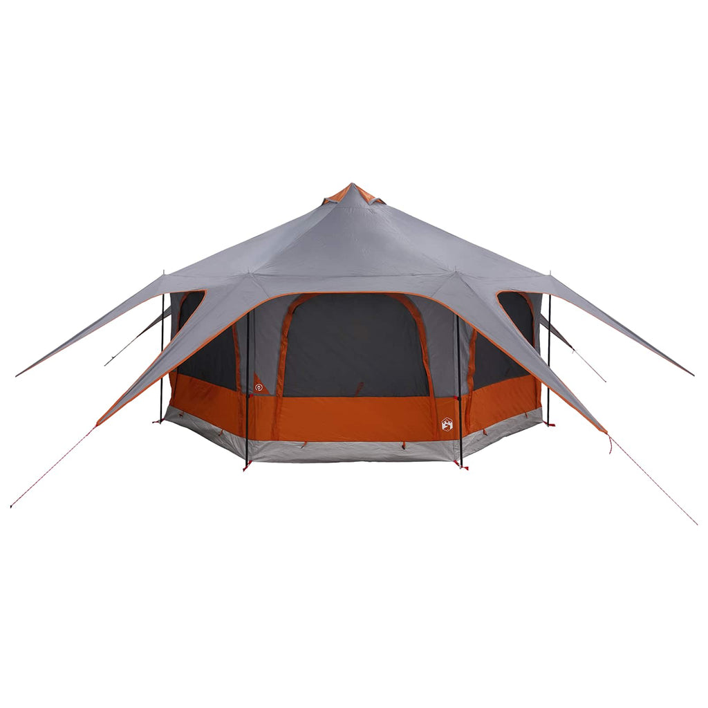 Tenda Familiare Grigio e arancione 5 persone