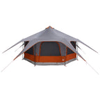 Tenda Familiare Grigio e arancione 5 persone