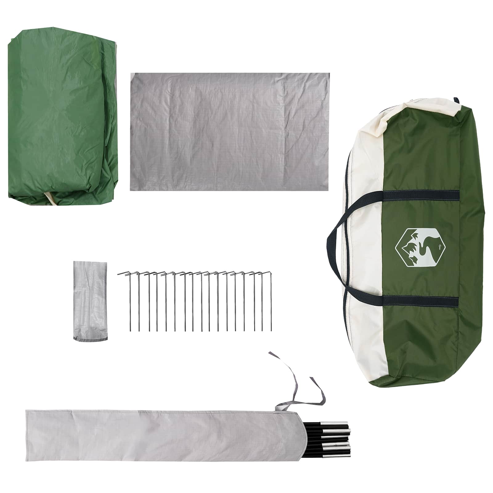 Tenda a tunnel Verde 361 x 235 x 147 cm