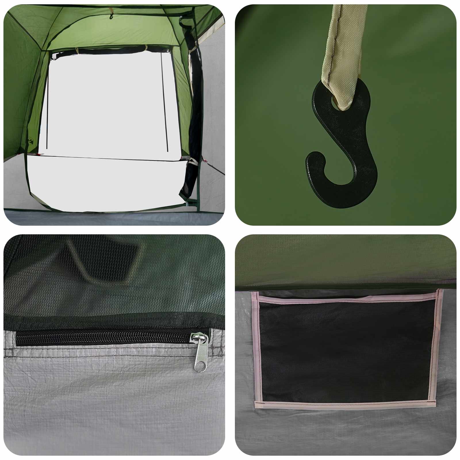 Tenda a tunnel Verde 361 x 235 x 147 cm