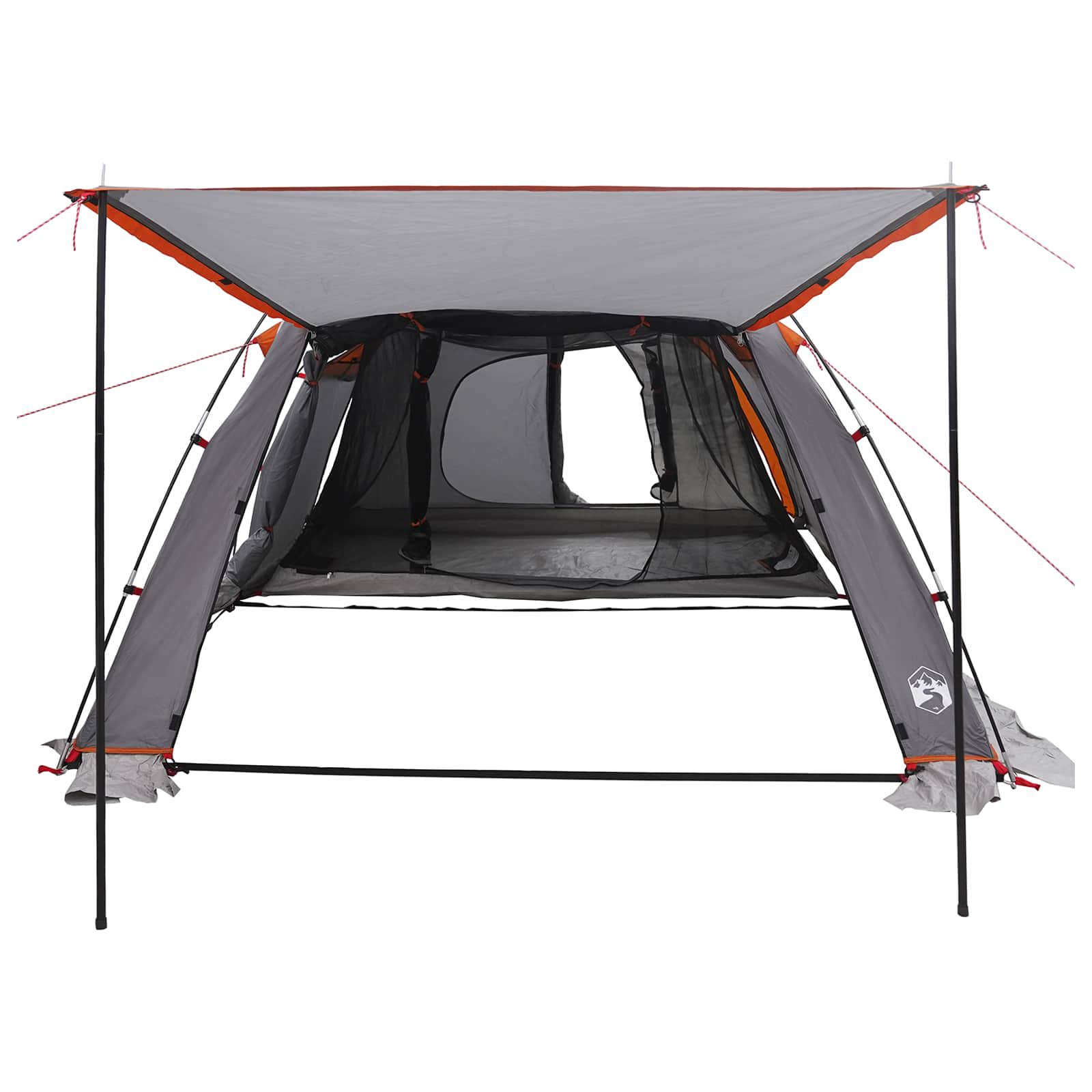 Tenda a tunnel Grigio e arancione 361 x 235 x 147 cm