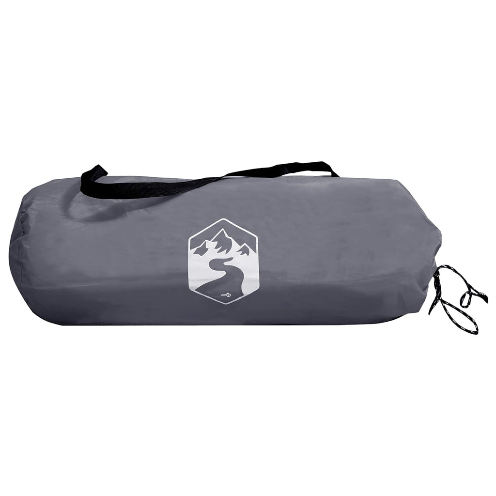 Poncho da pioggia 2-in-1 con cappuccio Grigio e arancione