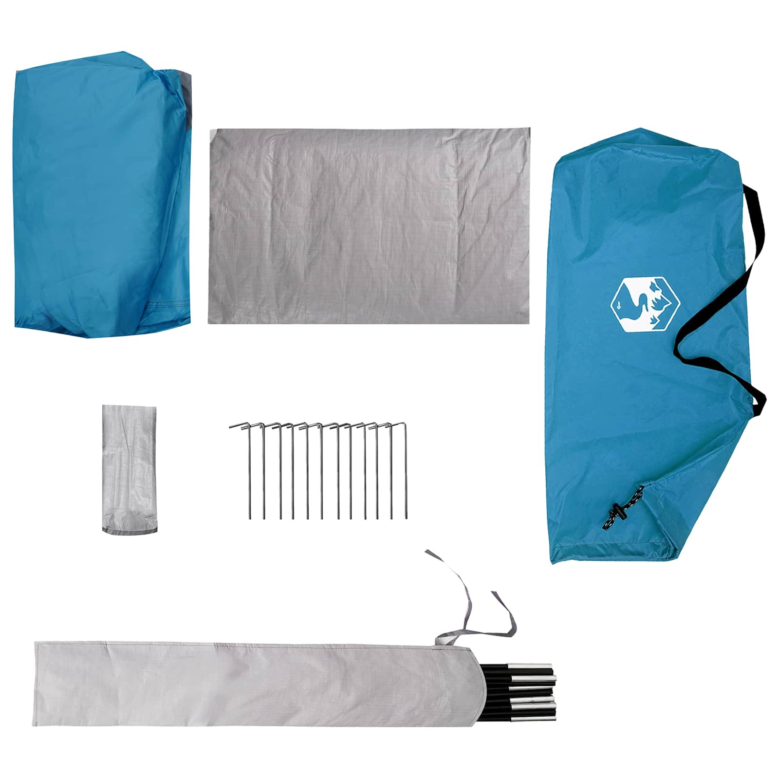 Tenda da backpacking Blu 2 persone