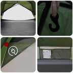 Tenda da backpacking Verde 4 persone
