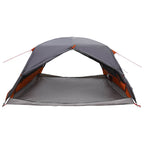 Tenda da backpacking Grigio e arancione 4 persone