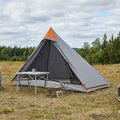 Tenda da backpacking Grigio e arancione 222 x 85 x 125 cm