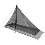 Tenda da backpacking Grigio e arancione 222 x 85 x 125 cm