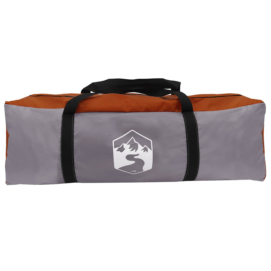 Tenda a tunnel Grigio e arancione 475 x 220 x 192 cm