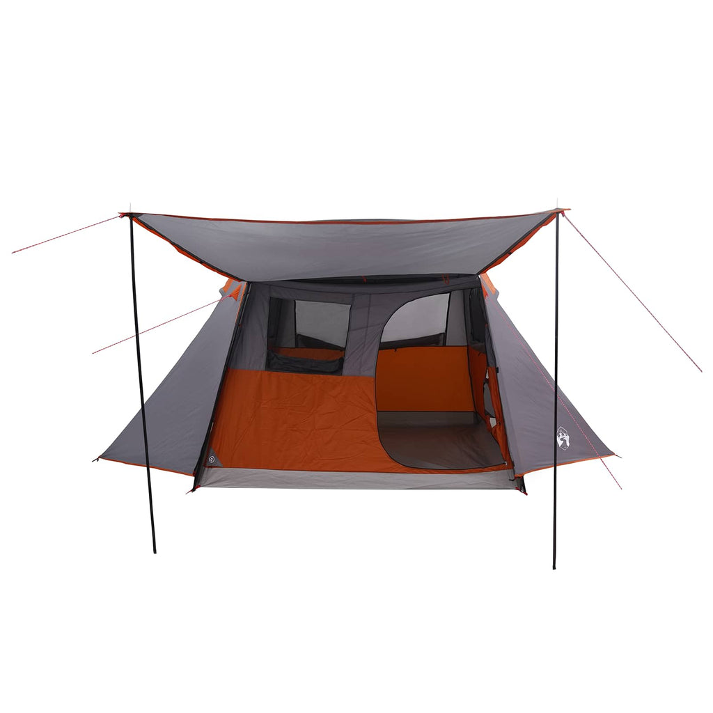Tenda a tunnel Grigio e arancione 475 x 220 x 192 cm