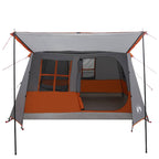 Tenda a tunnel Grigio e arancione 275 x 240 x 200 cm