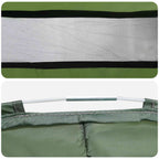 Tenda per toilet pop-up con corda sospesa Verde 97 x 126 cm