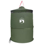 Tenda per toilet pop-up con corda sospesa Verde 97 x 126 cm