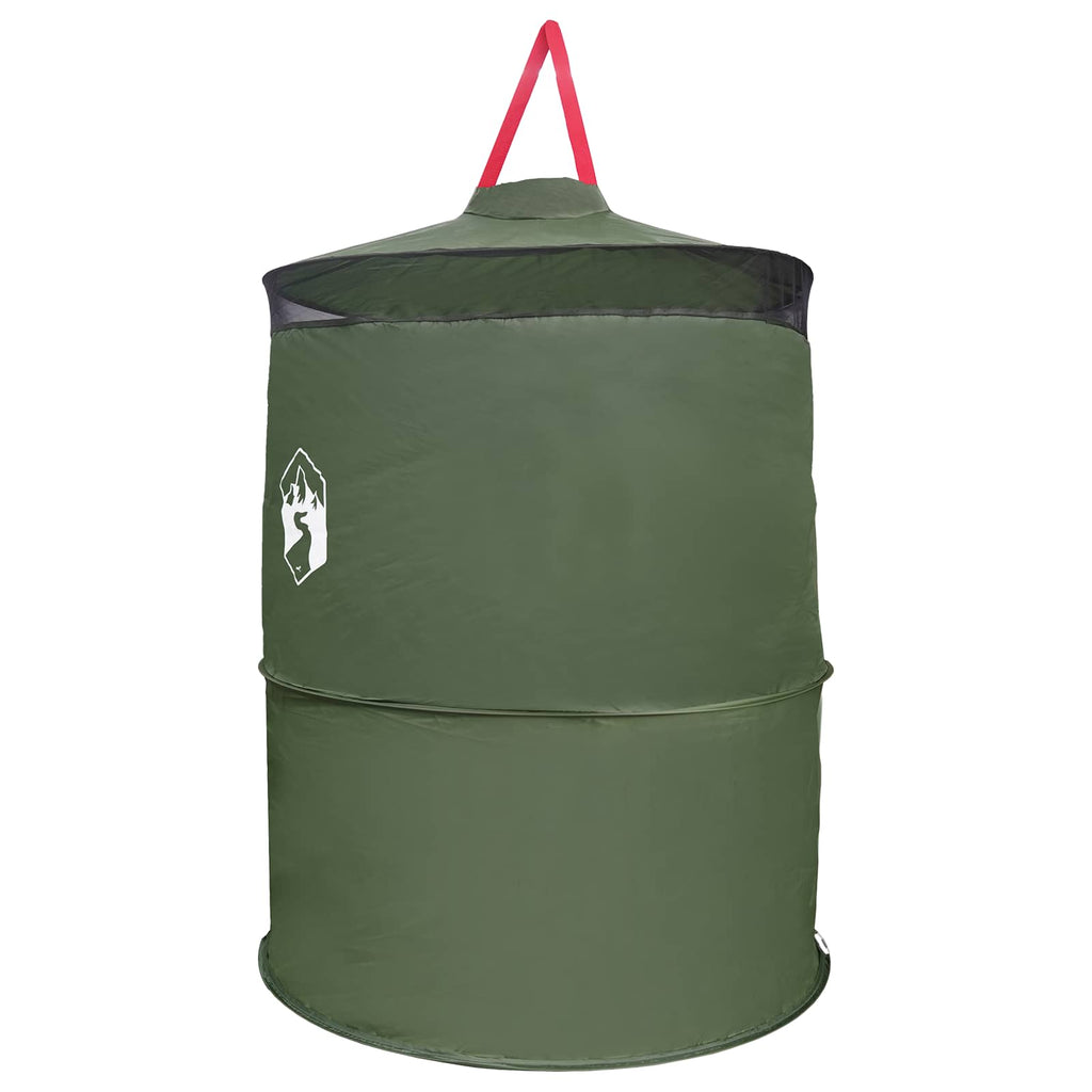 Tenda per toilet pop-up con corda sospesa Verde 97 x 126 cm