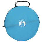 Tenda per toilet pop-up con corda sospesa Blu 97 x 126 cm