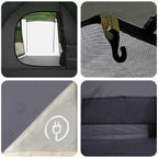 Tenda a tunnel Verde 390 x 215 x 152 cm