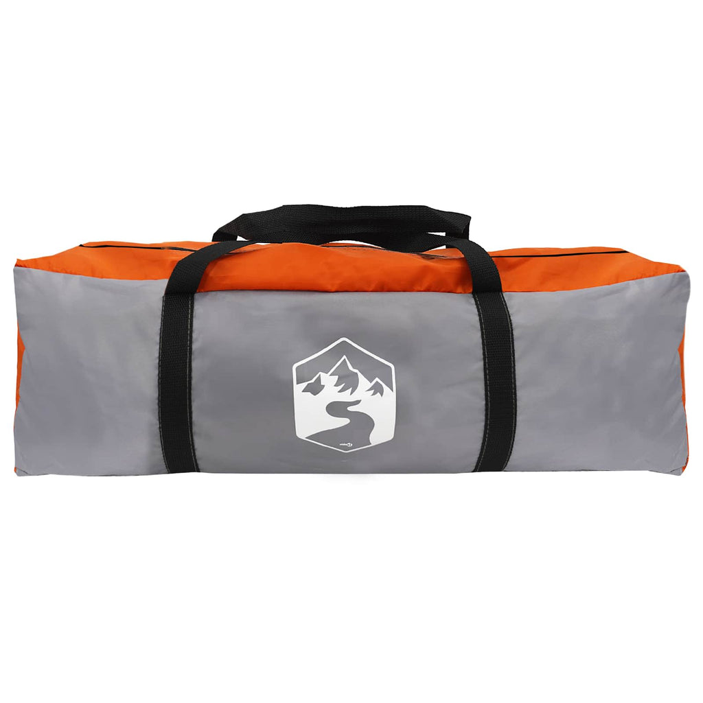 Tenda a tunnel Grigio e arancione 390 x 215 x 152 cm