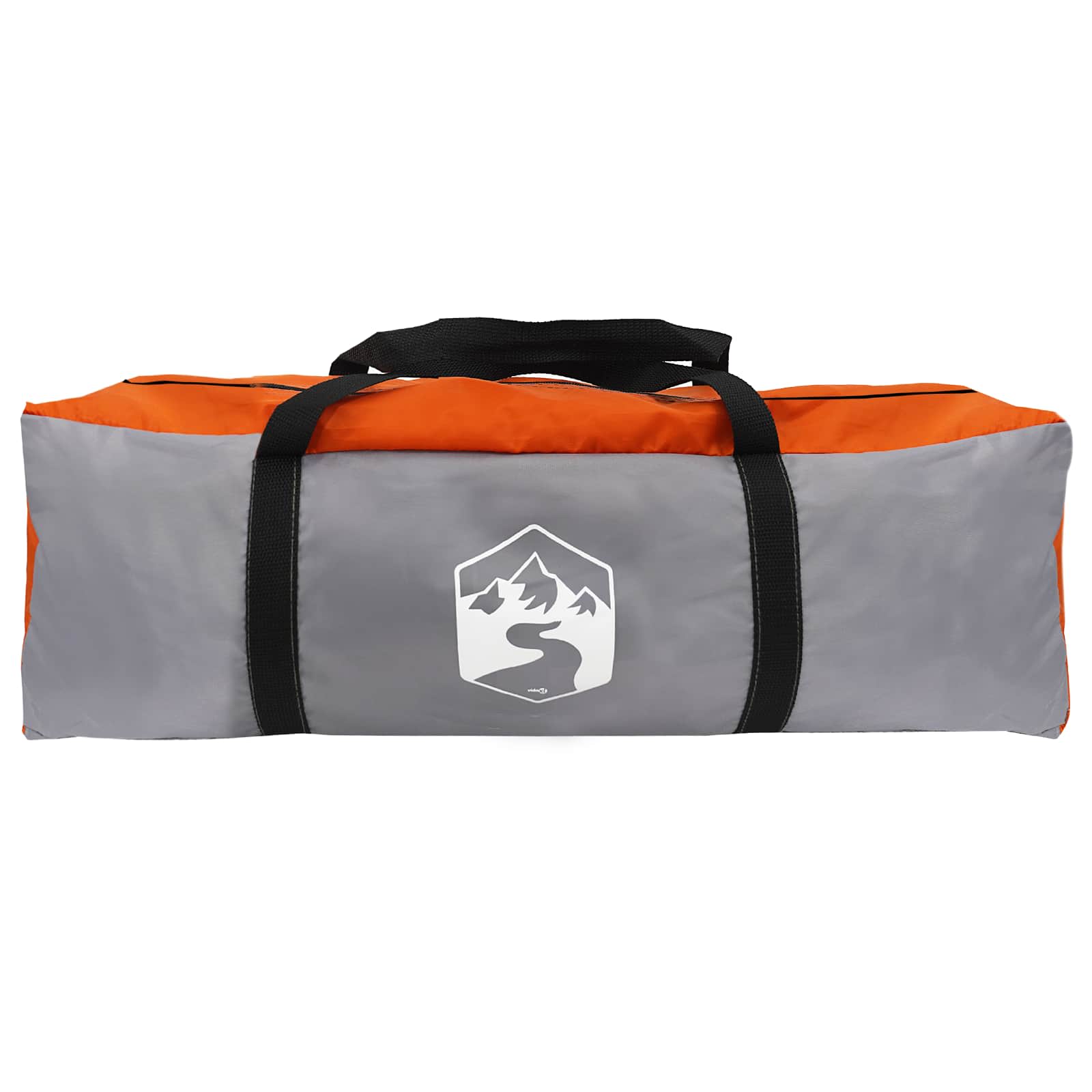 Tenda a tunnel Grigio e arancione 390 x 215 x 152 cm
