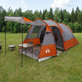 Tenda a tunnel Grigio e arancione 390 x 215 x 152 cm