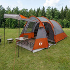 Tenda a tunnel Grigio e arancione 390 x 215 x 152 cm