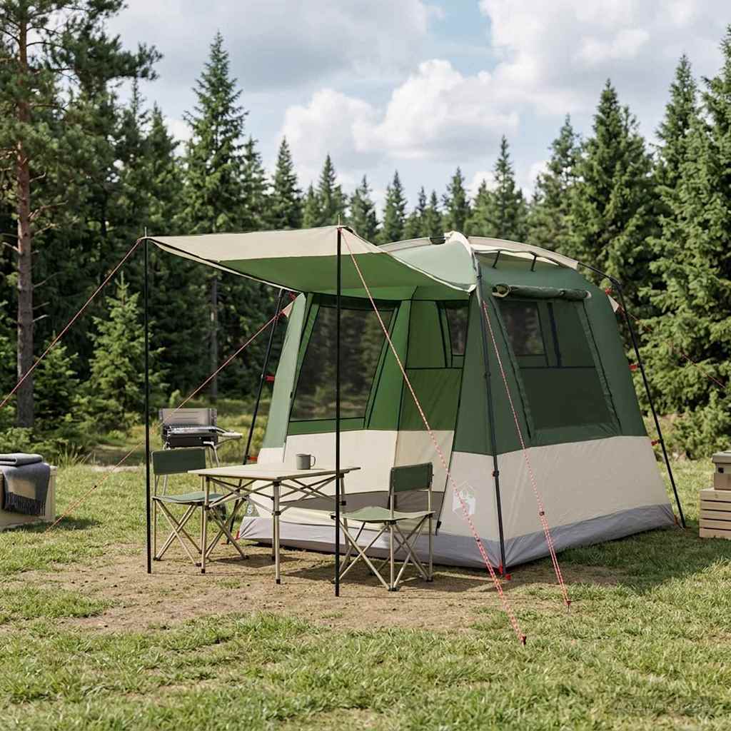Tenda Party Verde 4 persone Poliestere 185T con rivestimento PU