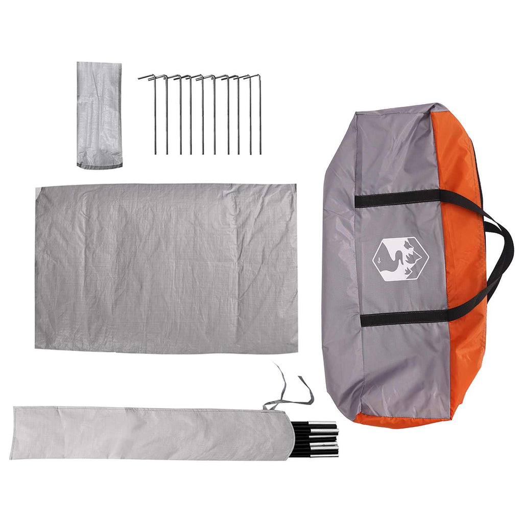 Tenda Party Grigio e arancione 4 persone
