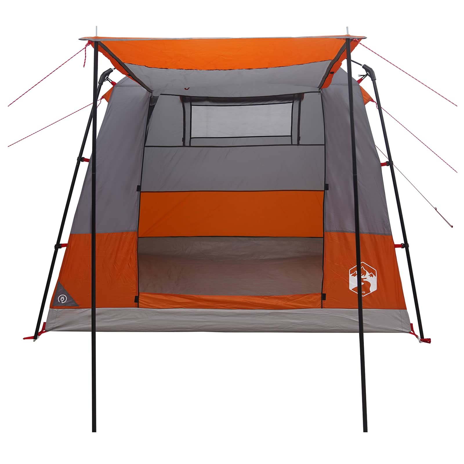 Tenda Party Grigio e arancione 4 persone