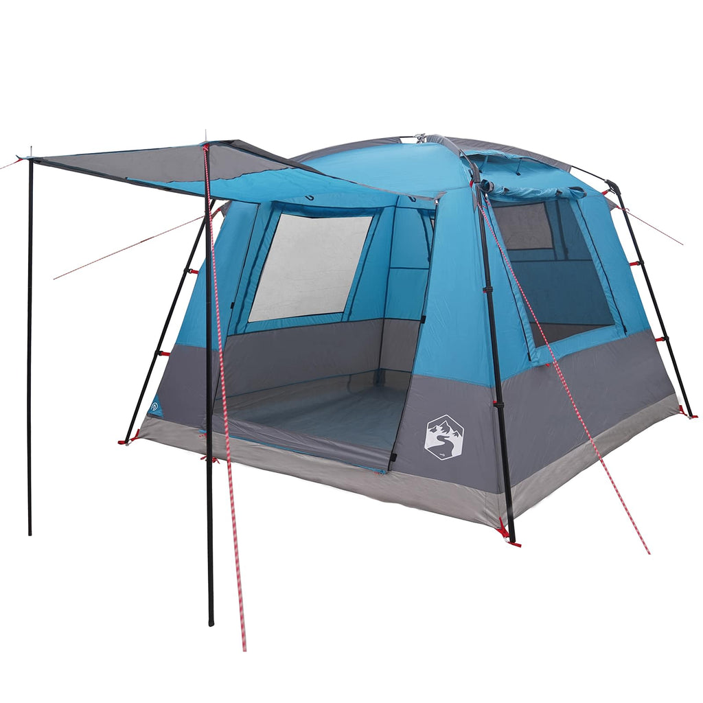 Tenda Party Blu 10 persone Poliestere 185T con rivestimento PU