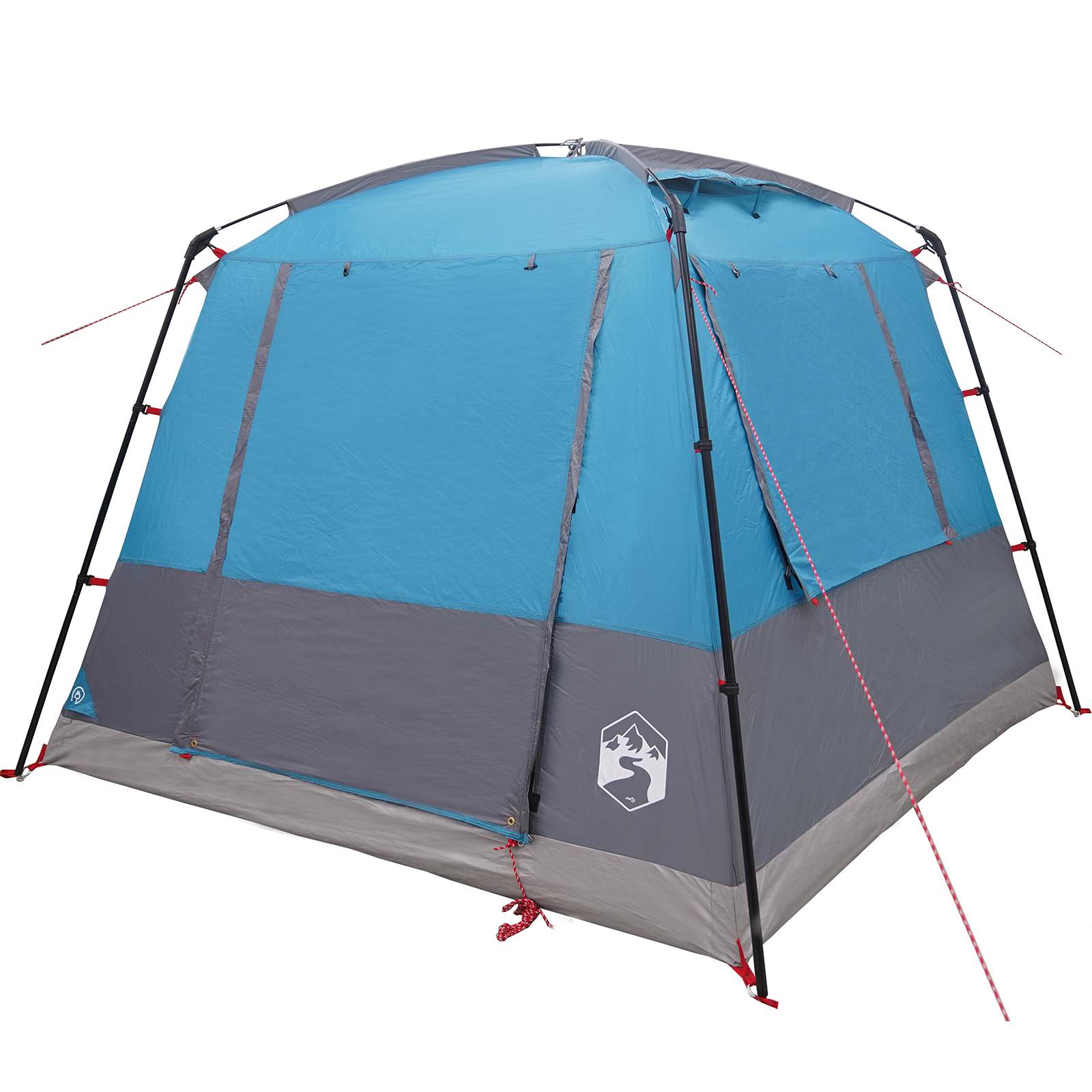 Tenda Party Blu 10 persone Poliestere 185T con rivestimento PU