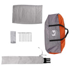 Tenda Party Grigio e arancione 10 persone