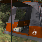 Tenda Party Grigio e arancione 10 persone