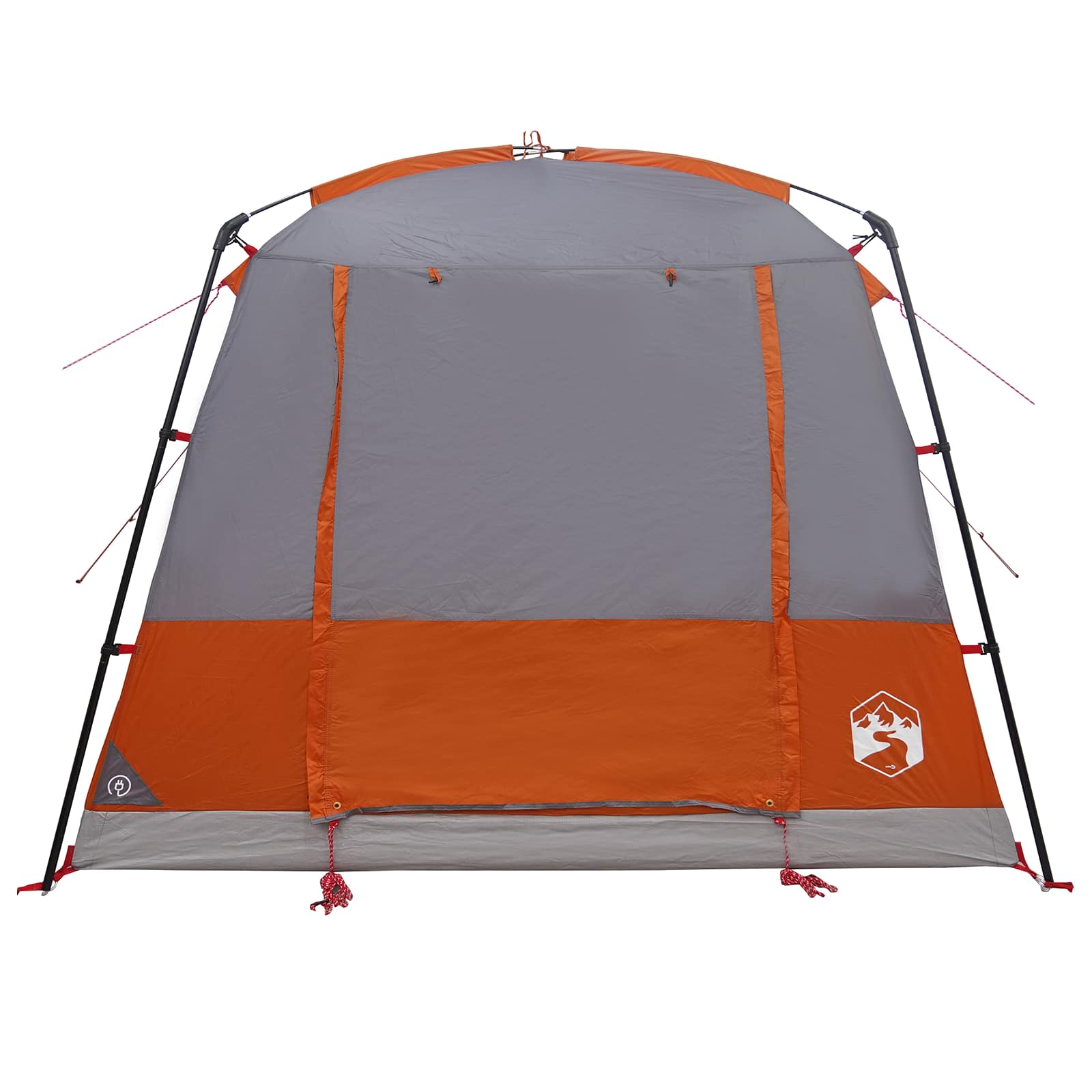 Tenda Party Grigio e arancione 10 persone