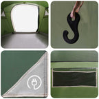 Tenda a tunnel Verde 505 x 330 x 204 cm