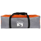 Tenda a tunnel Grigio e arancione 505 x 330 x 204 cm