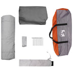Tenda Istantanea Grigio e arancione 340 x 280 x 190 cm
