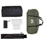 Tenda Familiare Verde militare 6 persone Policotone
