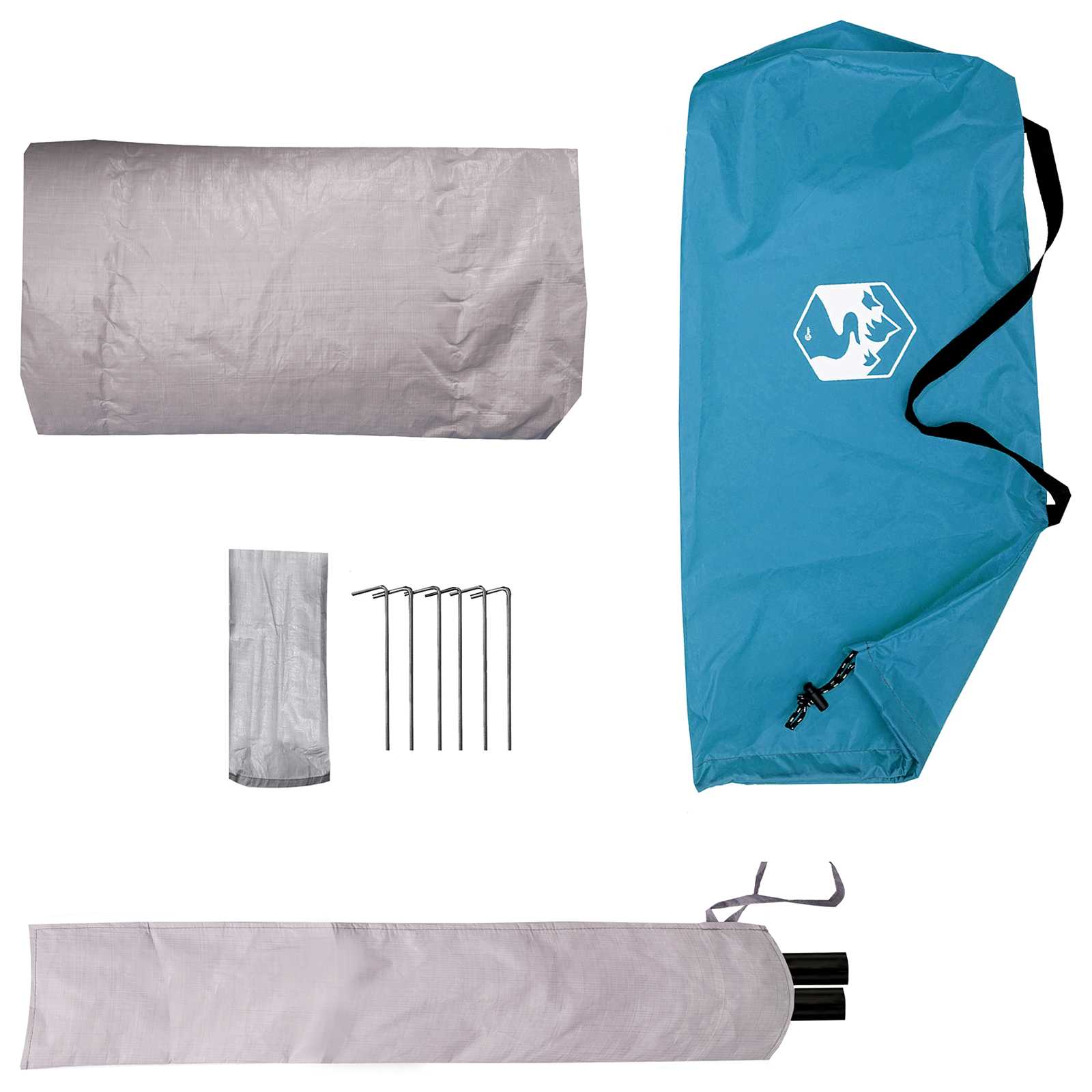 Tenda da backpacking Blu 4 persone