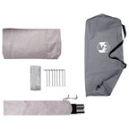 Tenda a tunnel Grigio e arancione 4 persone