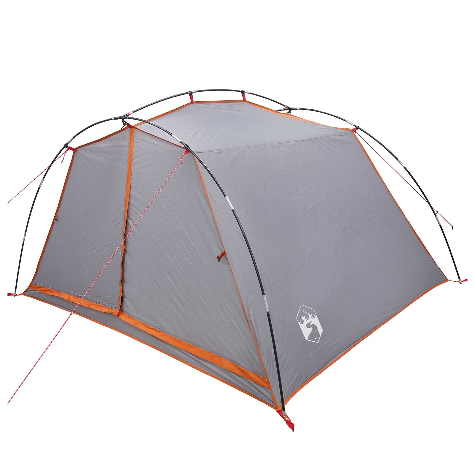 Tenda a tunnel Grigio e arancione 4 persone