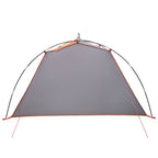 Tenda a tunnel Grigio e arancione 4 persone