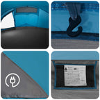 Tenda da backpacking Blu 4 persone