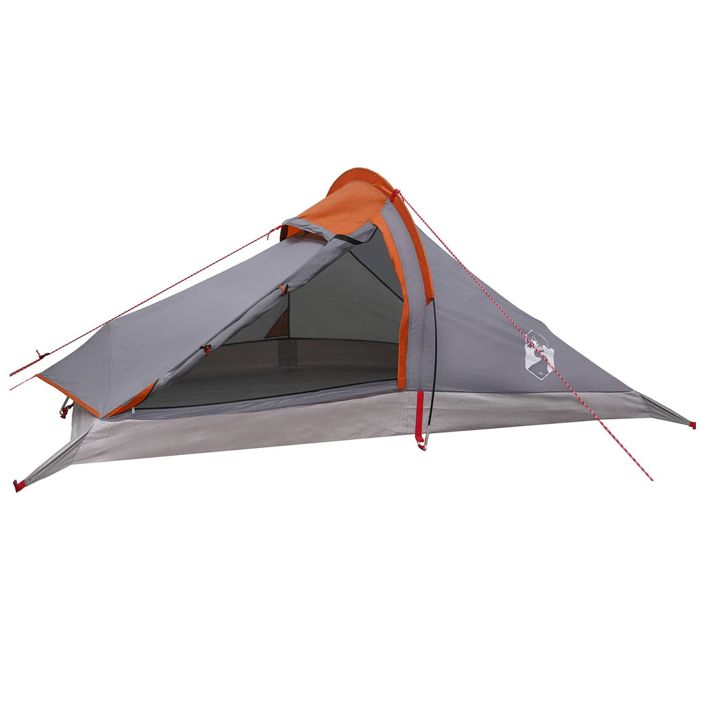 Tenda da backpacking Grigio e arancione 4 persone